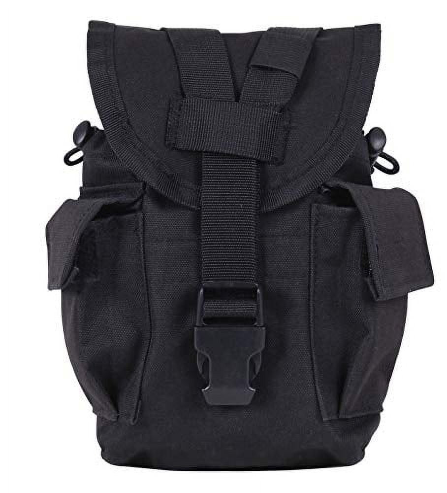 Rothco Pouch Emergency Preparedness Kits with 5-in-1 Whistle, Emergency Blanket, and More, Black