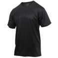 thumbnail image 1 of Rothco Quick Dry Moisture Wicking T-Shirt, Black, S, 1 of 2