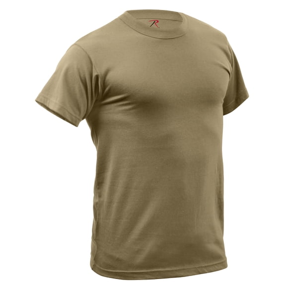 Rothco Quick Dry Moisture Wicking T-Shirt, Coyote Brown, XL