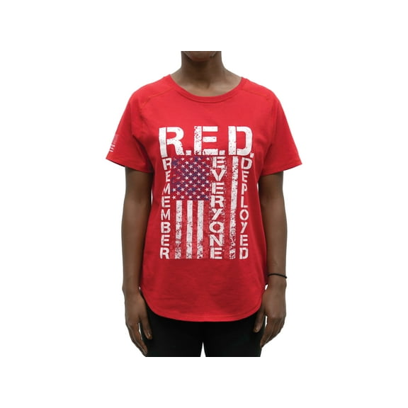 Rothco R.E.D. Remember Everyone Deployed T-Shirt - Women's, Red, Medium