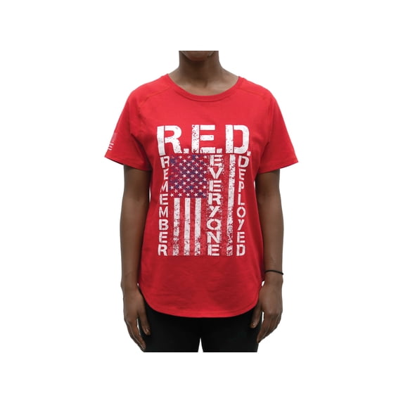 Rothco R.E.D. Remember Everyone Deployed T-Shirt - Women's, Red, Medium