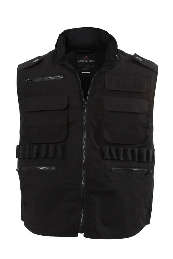 (Price/EA)Rothco 6549 Ranger Vests-Black-S