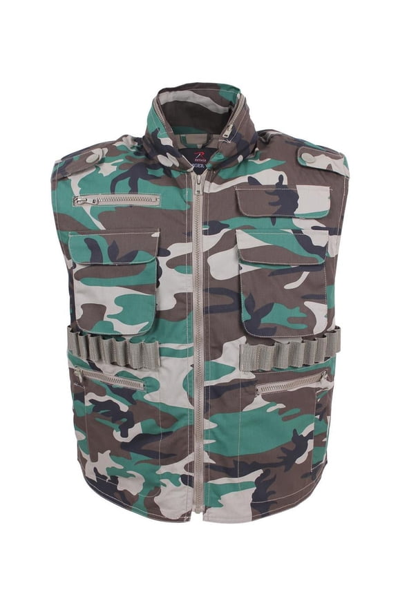 (Price/EA)Rothco 6549 Ranger Vests-Woodland Camo-XL