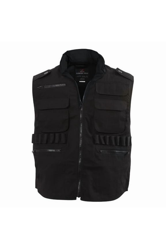 8477 Men Ranger Vest, Black - Medium
