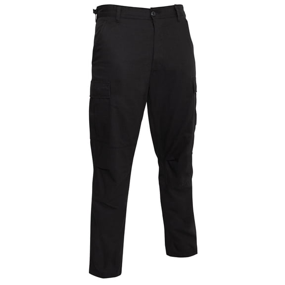 Rothco Rip-Stop BDU Pants, Black, XL (39"-43" Waist)