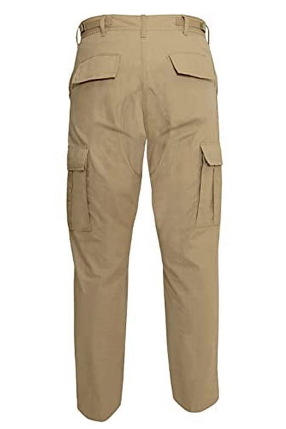 Rip-Stop BDU Pants, Khaki, L (35"-39" Waist)