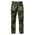 thumbnail image 1 of Rothco Rip-Stop BDU Pants, Woodland Camo, 4XL (51"-55" Waist), 1 of 3