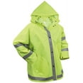 thumbnail image 1 of Rothco Safety Reflective Rain Jacket - Safety Green, X-Large, 1 of 2