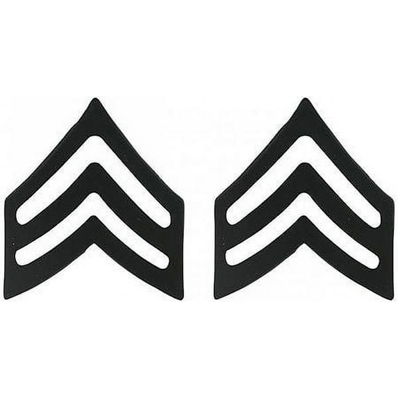 Rothco Sergeant Polished Insignia, Subdued, -Subdued