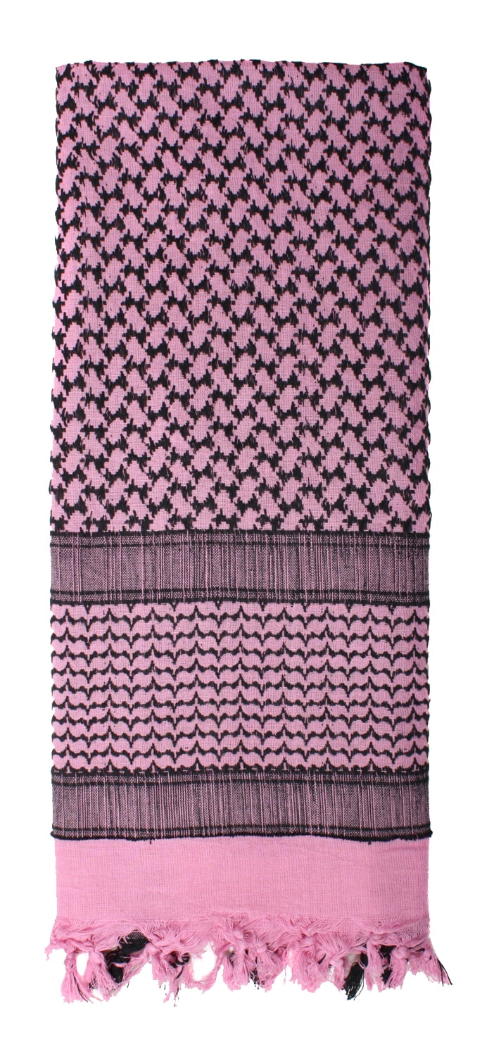 Rothco Shemagh Desert Keffiyeh Scarf, Pink