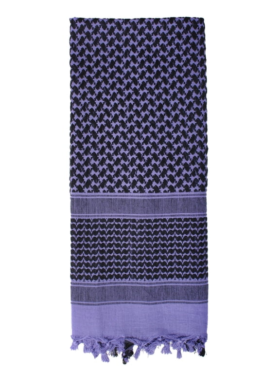 Shemagh Desert Keffiyeh Scarf, Purple