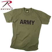 Rothco Short Sleeve Crew Neck Solid Print Kid's T-Shirt (Unisex)