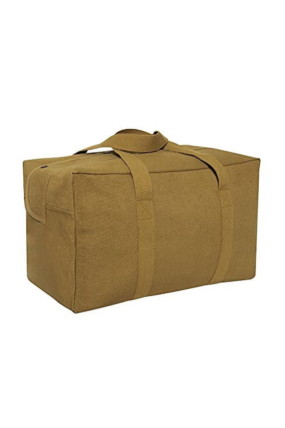 Small Coyote Brown Parachute Cargo Bag 5374