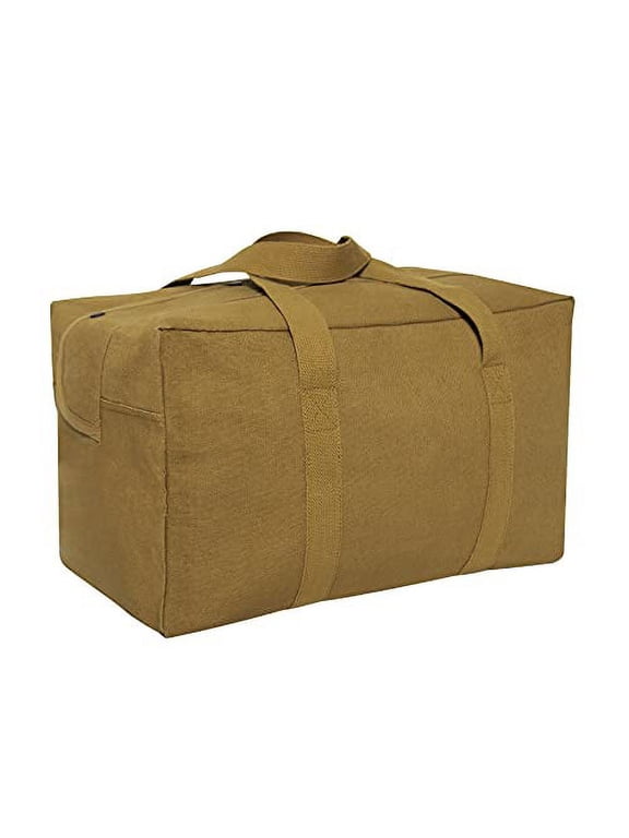 Small Coyote Brown Parachute Cargo Bag 5374