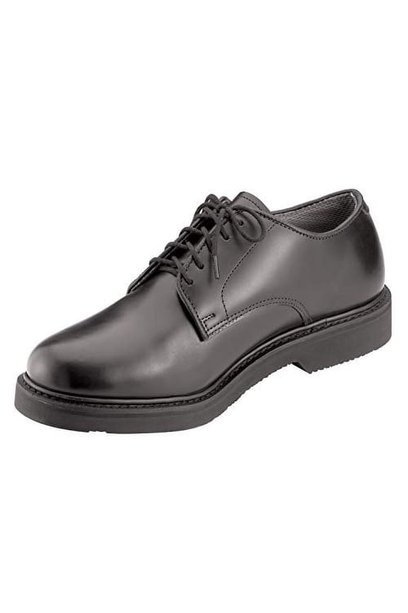Soft Sole Uniform Oxford/Leather Shoe, Black, 9.5