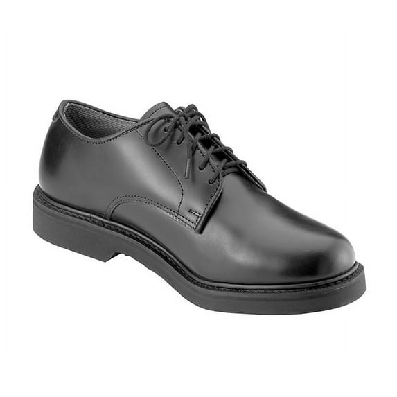 Rothco Soft Sole Uniform Oxford/Leather Shoe, Black, W/11.5