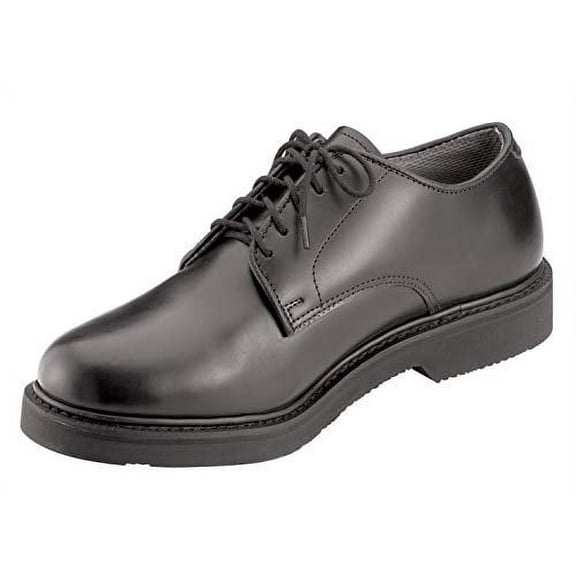 Rothco Soft Sole Uniform Oxford/Leather Shoe, Black, W/11