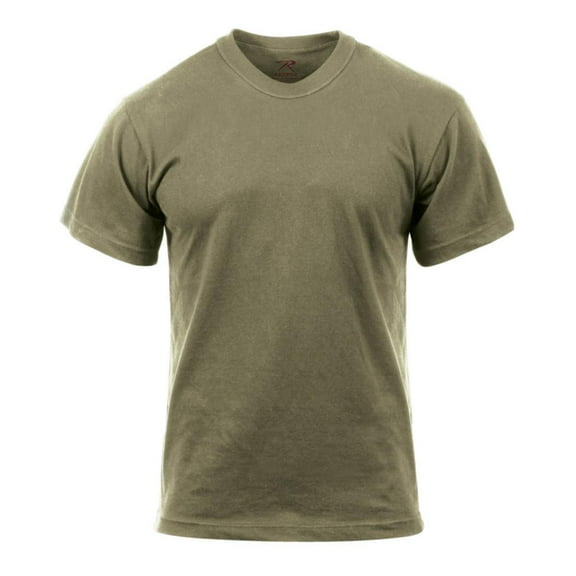 Rothco Solid Color 100% Cotton T-Shirt,Coyote Brown,S