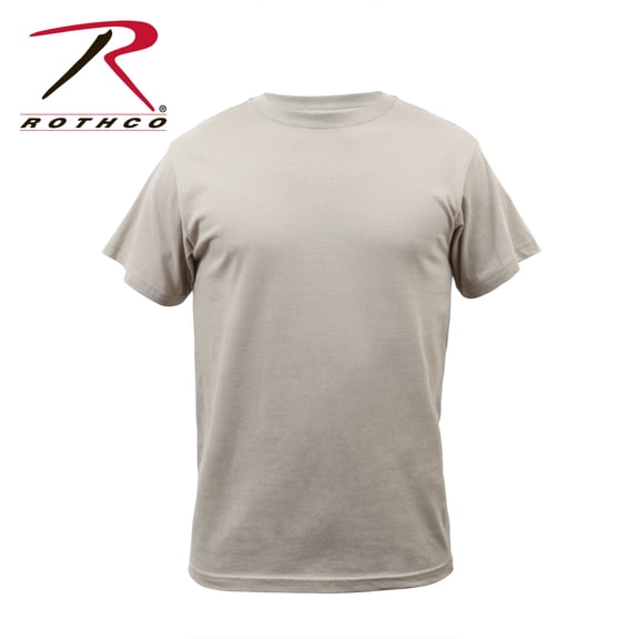 Rothco Solid Color 100% Cotton T-Shirt,Desert Sand,M