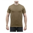 thumbnail image 1 of Rothco Solid Color T-Shirt with Cotton / Polyester Blend,Brown, 1 of 4