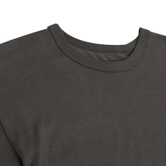 Rothco Solid Color T-Shirt with Cotton / Polyester Blend,Charcoal Grey