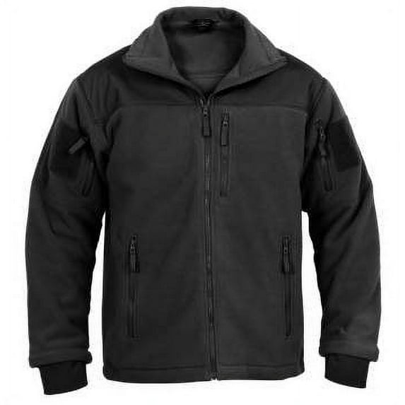 Rothco Spec Ops Fleece Jacket, Black, L