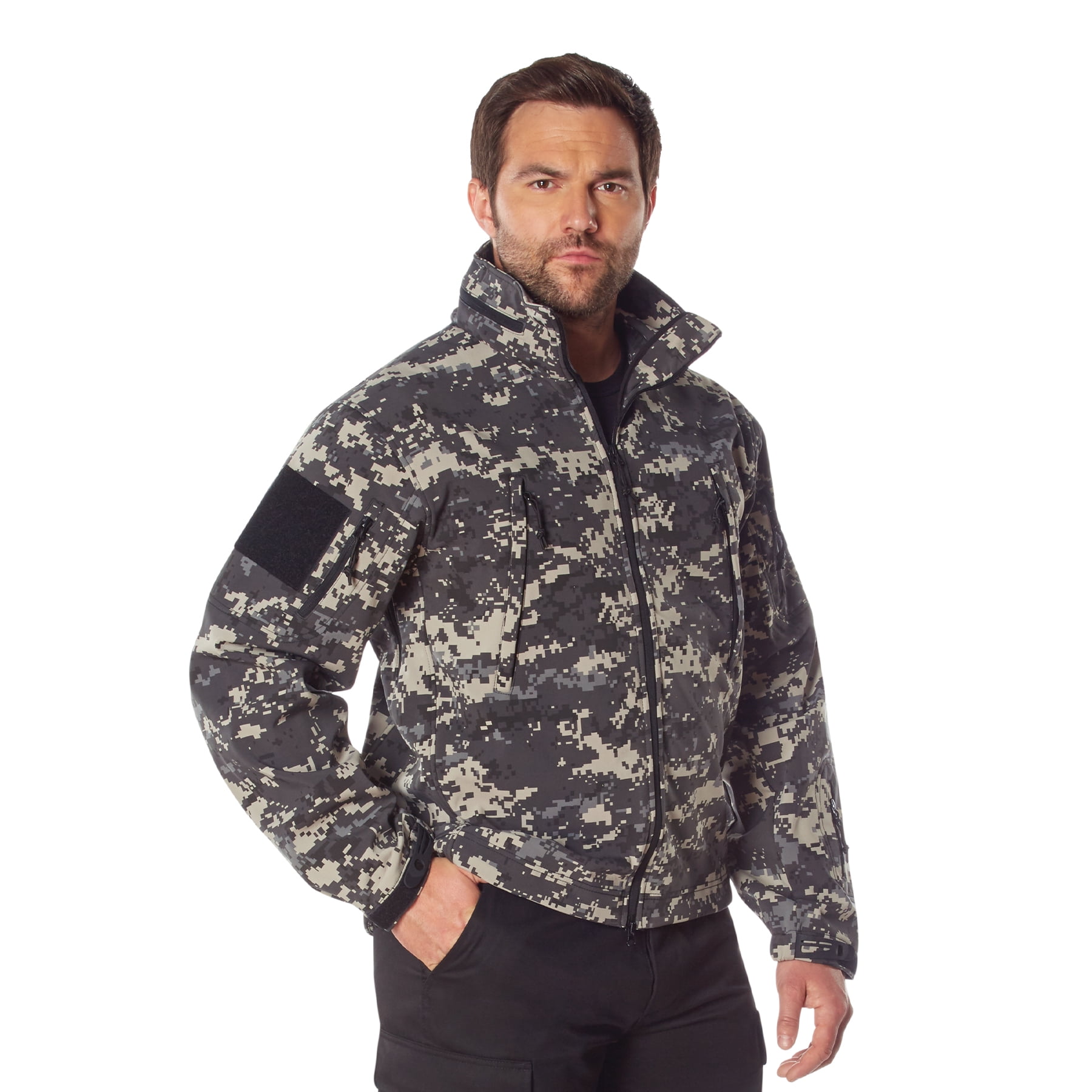 Rothco Special Ops Soft Shell Jacket - Men's, Subdued Urban Digital Camo, Extra