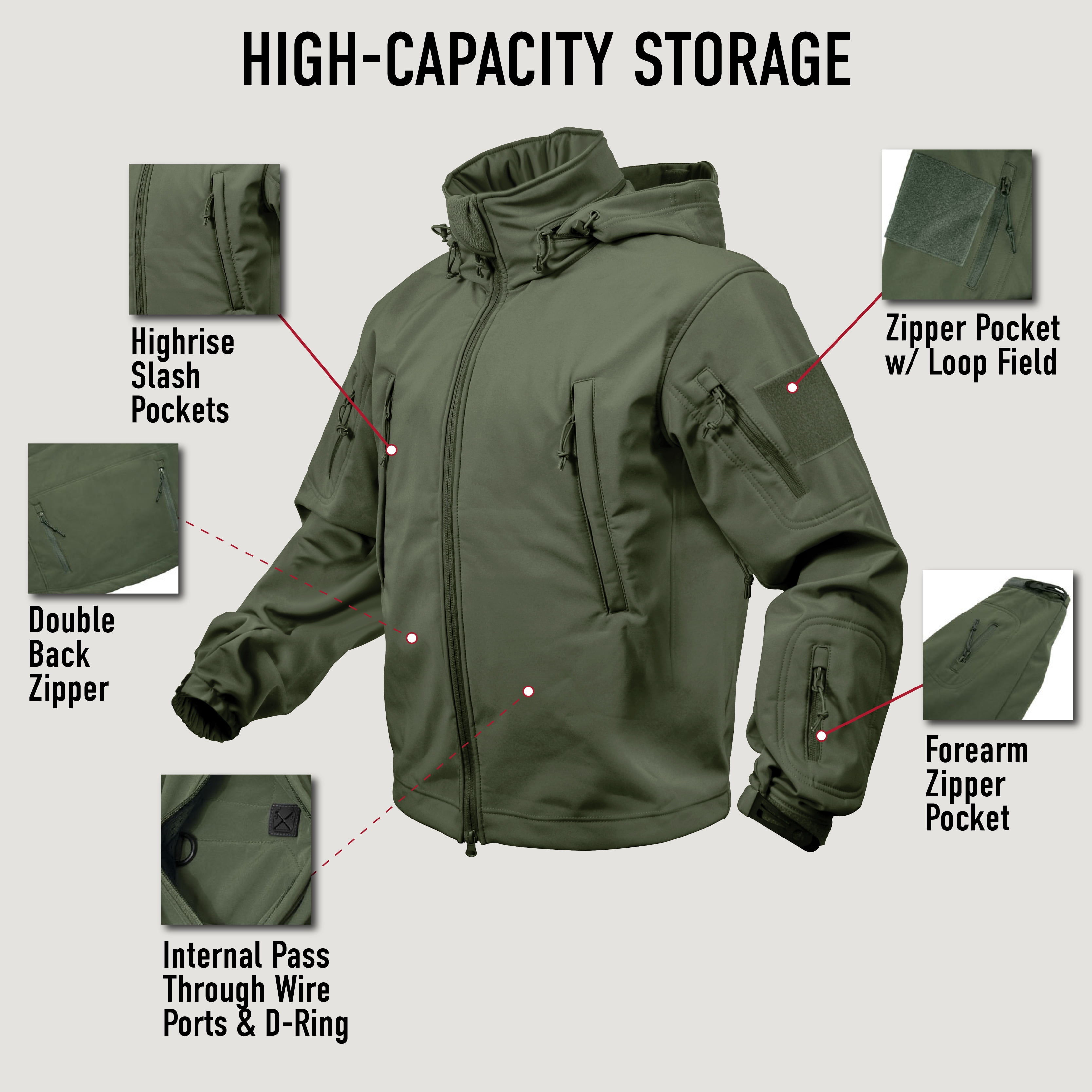Rothco Special Ops Soft Shell Jacket - Walmart.com