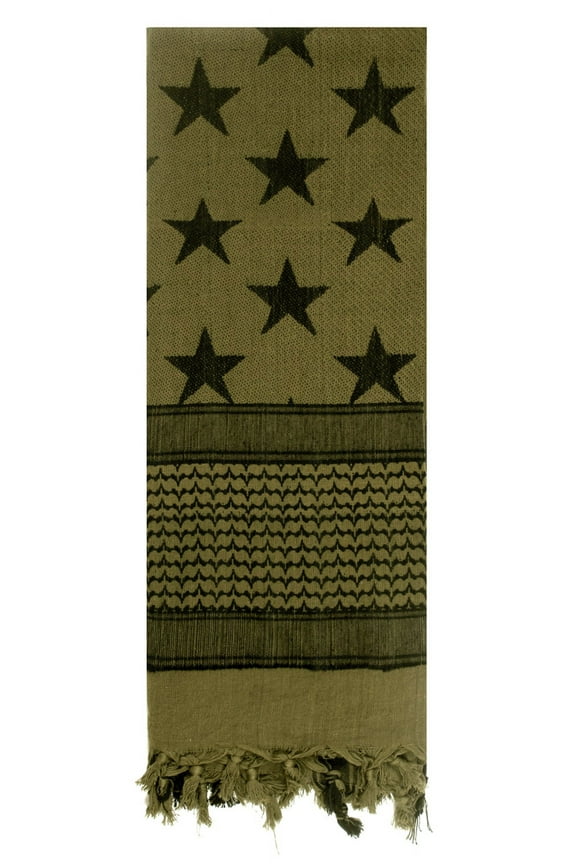 Stars and Stripes US Flag Shemagh Desert Keffiyeh Scarf