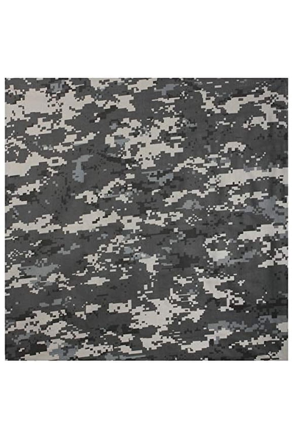 Subdued Urban Digital Camo Bandana - 4086