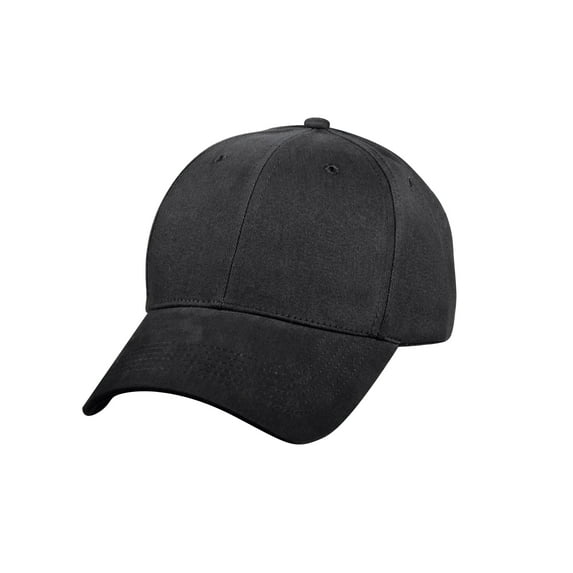 Rothco Supreme Solid Color Low Profile Cap - Mens, Black, -Black