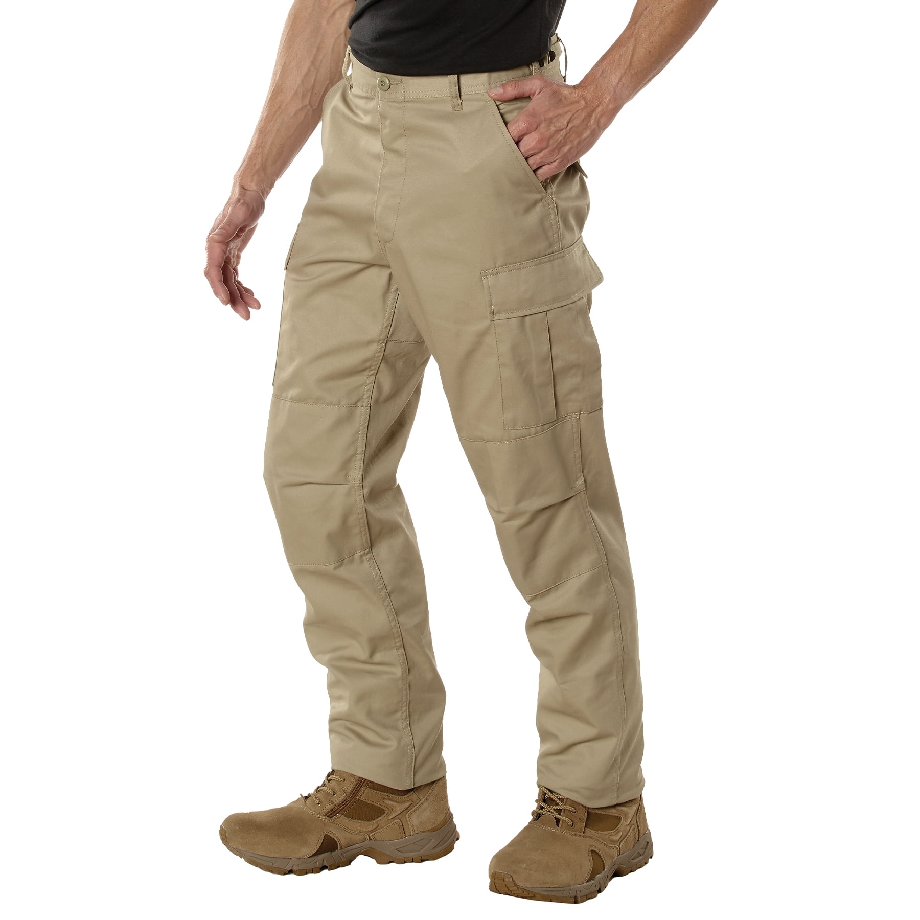 ASOS DESIGN tapered cargo pants in brown | ASOS