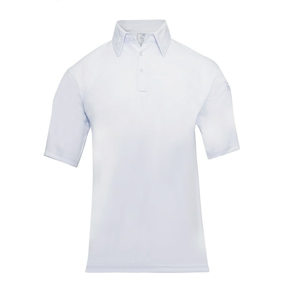 Rothco 19431 Tactical Performance Polo Short Sleeve Shirt, White - 3XL