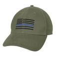 thumbnail image 1 of Rothco Thin Blue Flag Line Low Profile Cap, 1 of 2