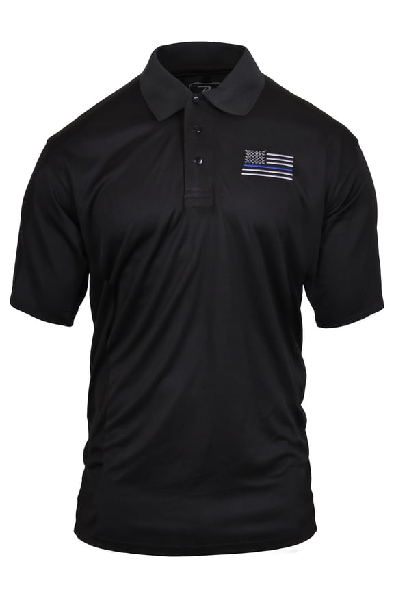 Thin Blue Line Moisture Wicking Polo, XL, 2812-XL