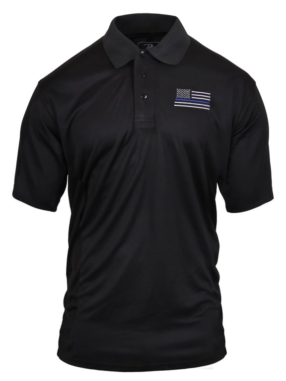 Thin Blue Line Moisture Wicking Polo