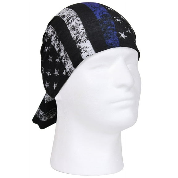 Rothco Thin Blue Line Multi-Use Tactical Wrap 2404