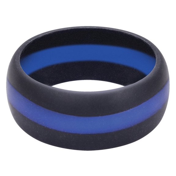 Rothco Thin Blue Line Silicone Ring