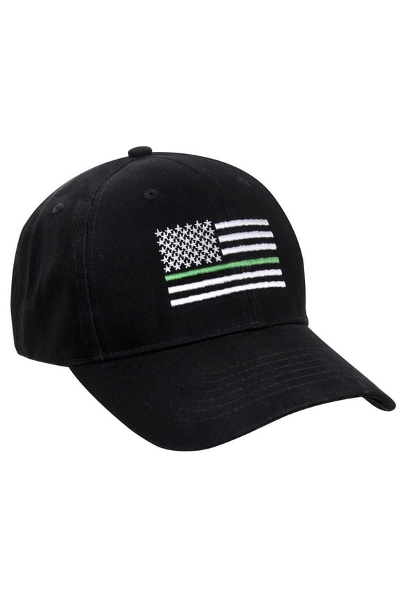 Thin Green Line Flag Low Pro Cap - Black