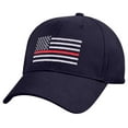 thumbnail image 1 of Rothco Thin Red Line Flag Low Profile Cap - Navy Blue, 1 of 2