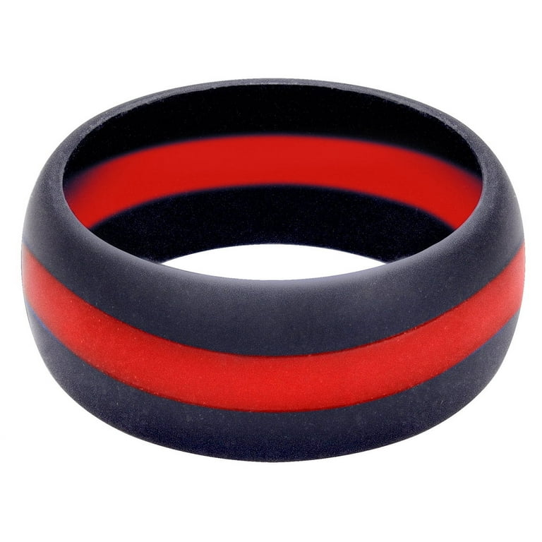 Qalo thin red online line ring