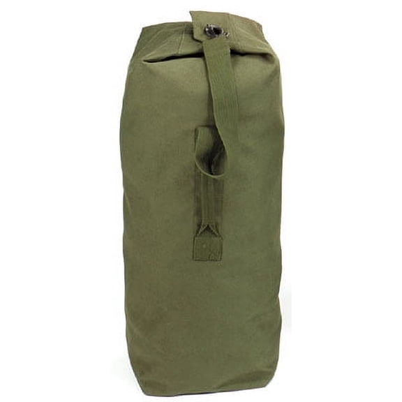 Rothco Top Load Canvas Duffle Bag, Olive Drab, 25" x 42"