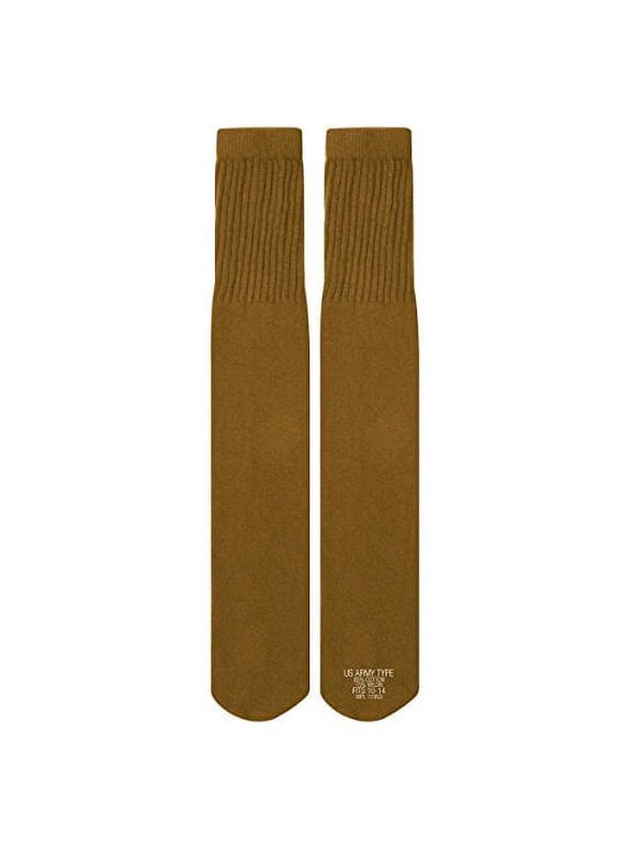 12746 G.I. Style Tube Socks, Coyote Brown