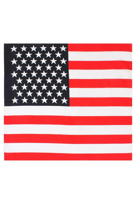 12336 U.S. Flag Bandana - 27 x 27 in.