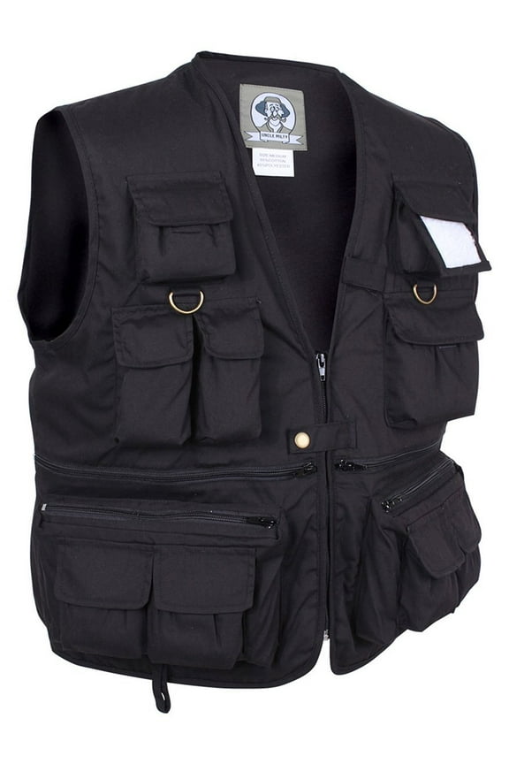 Uncle Milty Travel Vest - Black, 4X-Large