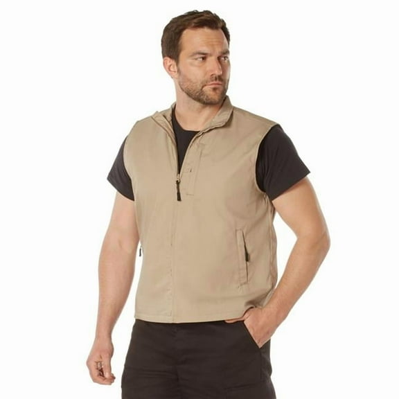 Rothco 15198 Undercover Travel Vest, Khaki - Small