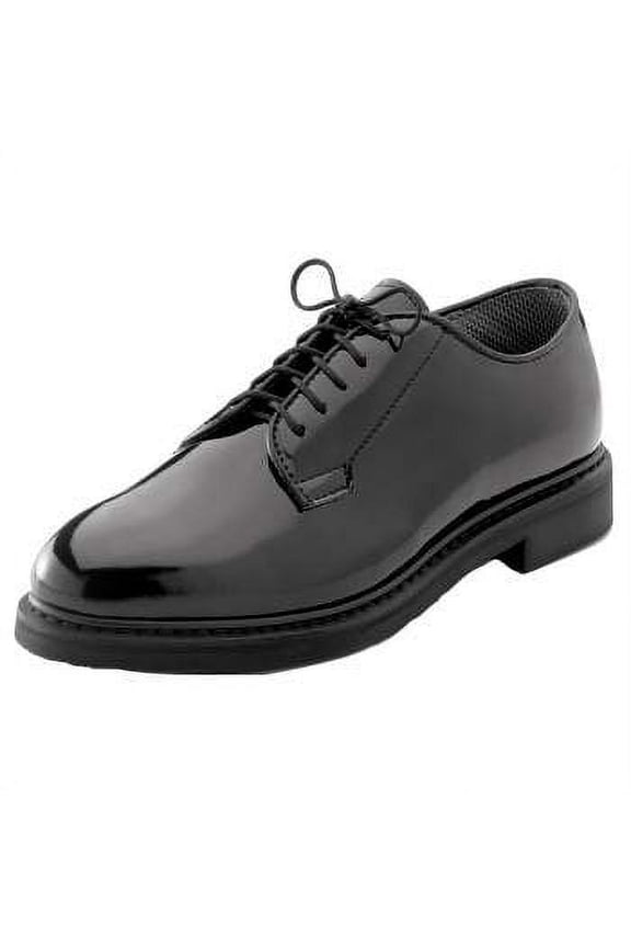 Uniform Hi-Gloss Oxford Dress Shoe,Wide,9.5