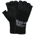 thumbnail image 1 of Rothco Unisex Durable Fingerless Wool Gloves, Black, 1 of 2