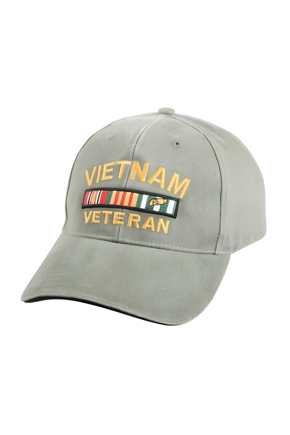 Unisex Vintage Vietnam Veteran Cap, Olive Drab