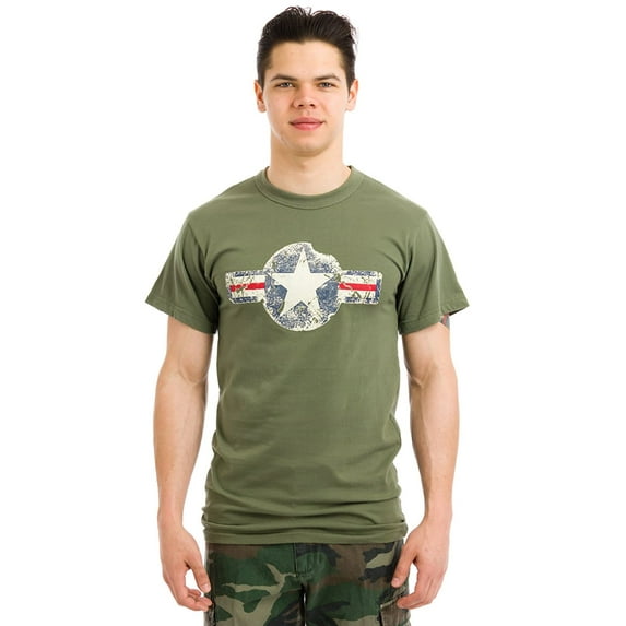Rothco Vintage Army Air Corps T-Shirt - Olive Drab, 3X-Large
